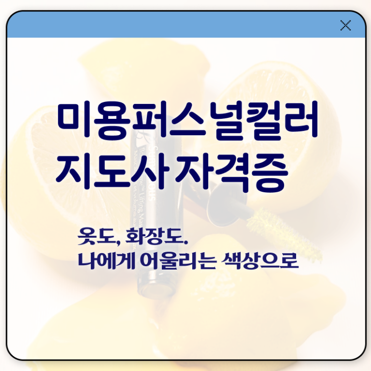  미용퍼스널컬러 , 미용퍼스널컬러지도사 자격증 온라인으로 쉽게 합격한 전략 및 이후 전망