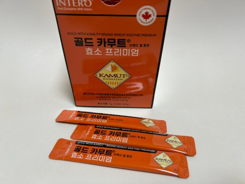카무트효소 고르는법 인테로 골드카무트 효소 프리미엄