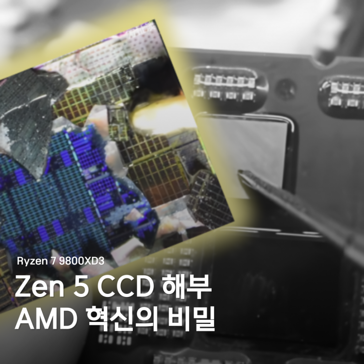  AMD Ryzen 7 9800X3D: 차세대 3D V-Cache 기술 분석