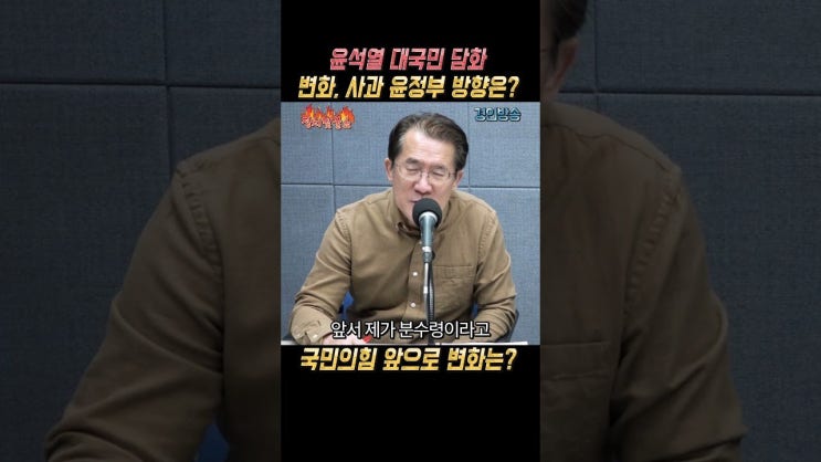 이후, 국민의힘의 새로운 방향성: <b>한동훈 대표</b>의 <b>입장</b>과 향후 전망