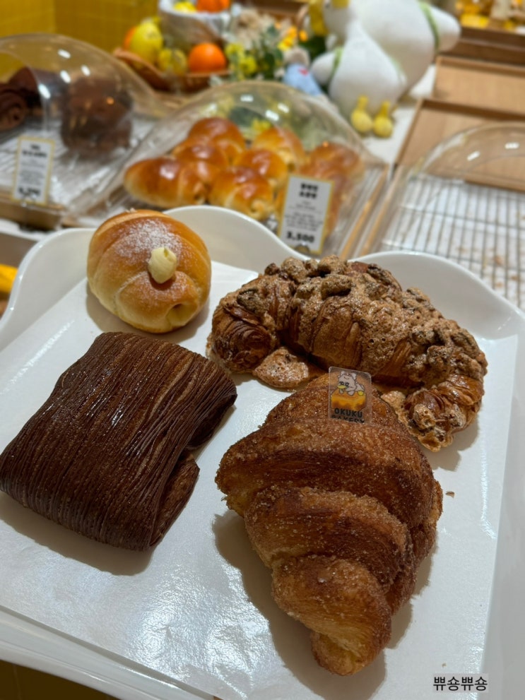  송파나루역카페 빵지순례코스 루프탑 오쿠쿠베이커리