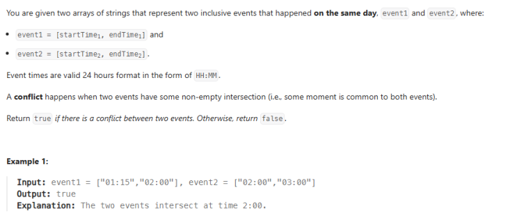  JAVA_LeetCode 2446_Determine if Two Events Have Conflict