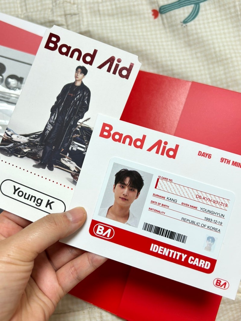 데이식스 앨범 언박싱 BAND AID ver. 레드 후기