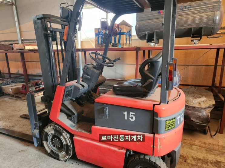  당진 지게차수리 / 도요타 5FB15 전원불가(기판불량) 지게차 수리 당진시 출장수리 후기