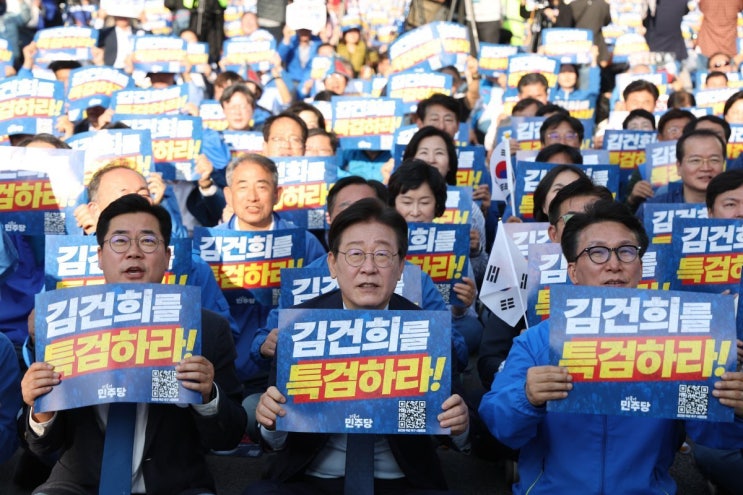 <b>이재명 대표</b>의 <b>법정</b> 위기, 민주당 장외집회가 가져올 향후 파장... 