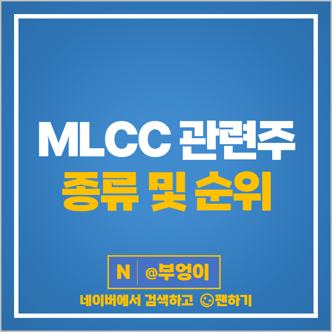MLCC 관련주 대주전자재료 주가 원준 코칩 아바텍 한울반도체 주식 MLCC 관련주 대주전자재료 주가 원준 코칩 아바텍 한울반도체 주식