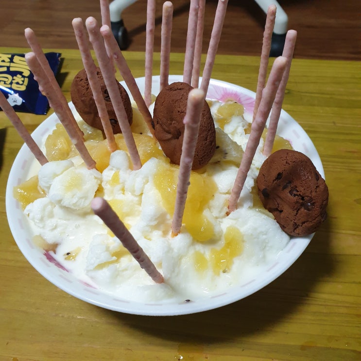  초간단 키위(아무거나 과일) 우유 빙수 만들기, 맛보장