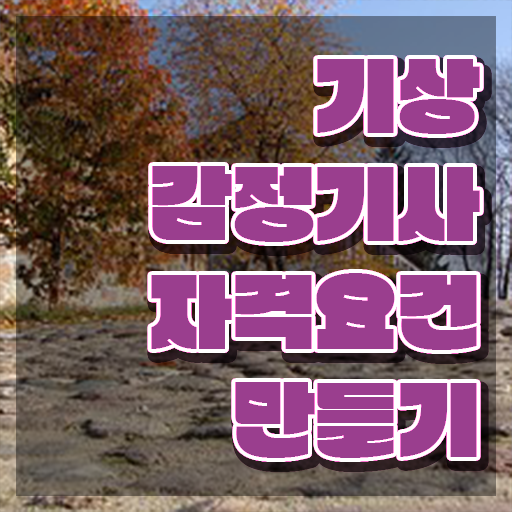  기상감정기사 시험접수 기상감정기사 취득자격 독학으로 쉽고 빠르게 성공한 과정