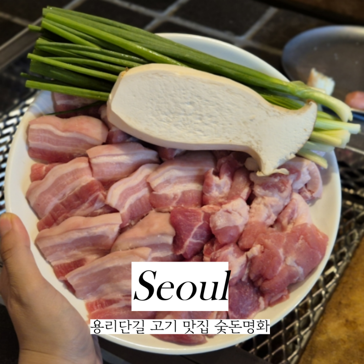  서울 용산 용리단길 맛집 숯돈명화 용산 회식 고기집 추천
