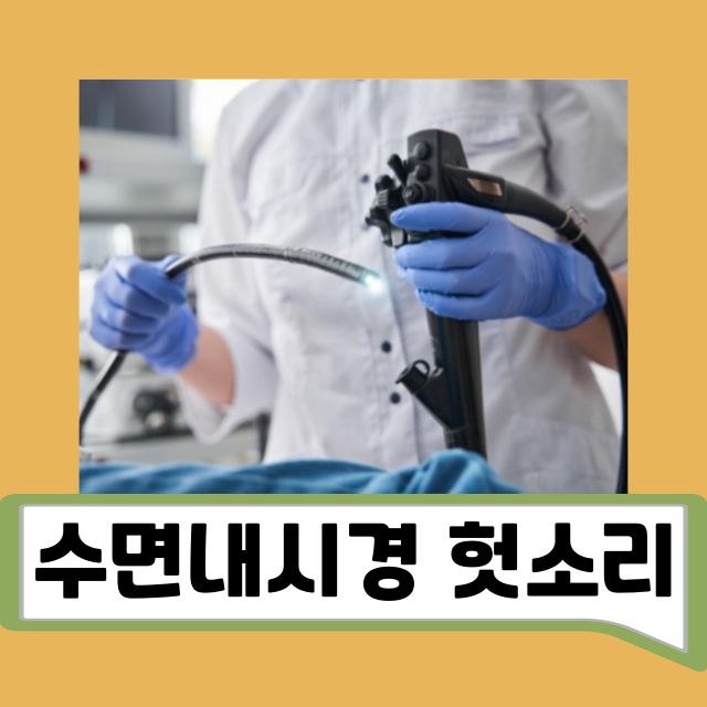 수면내시경 헛소리 역설반응 원인 및 예방법 4가지