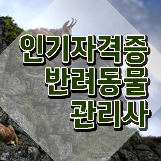  반려동물관리사시험 , 반려동물관리사 자격증 1달 만에 시험준비 및 온라인 무료강의