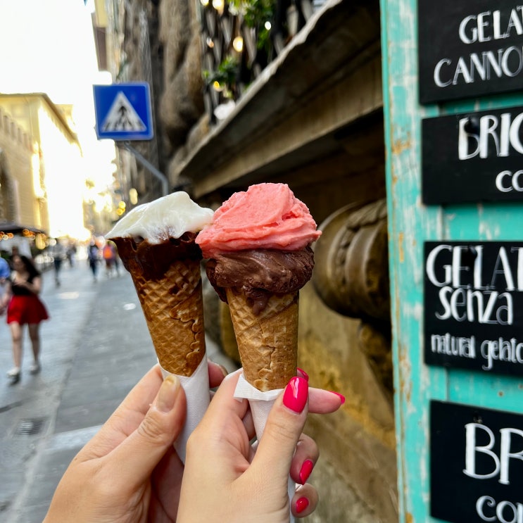 이탈리아 젤라또 대모험, 피렌체 산 로렌초 성당 부근 La Gelatiera