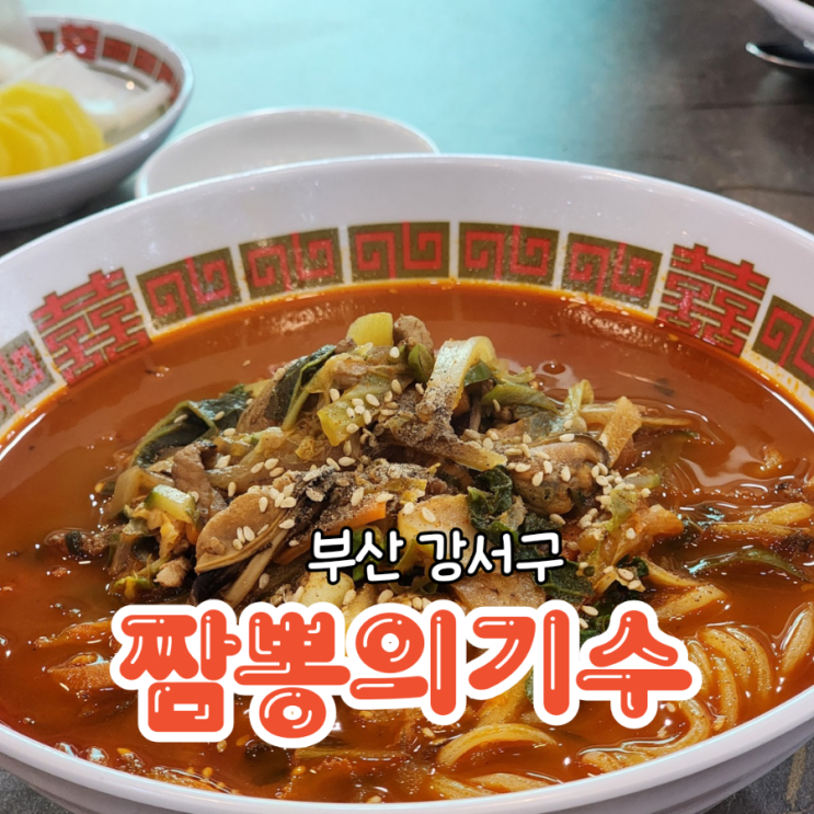  부산 강서구 지사동 맛집 새로오픈한 짬뽕의기수
