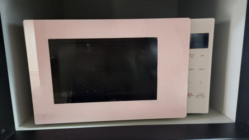 [내돈내산] LG 디오스 전자레인지 오브제컬렉션 MWJ23P