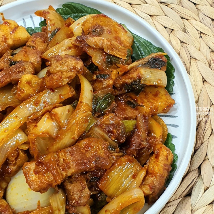  이찬원 김치 제육볶음 레시피 삼겹살 제육 편스토랑 찬또 버전 만들기