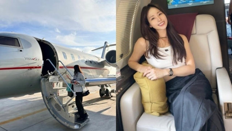 <b>신수지</b>, '럭셔리 끝판왕' <b>전용기</b> 타고 여행→생파…"너무 좋아"