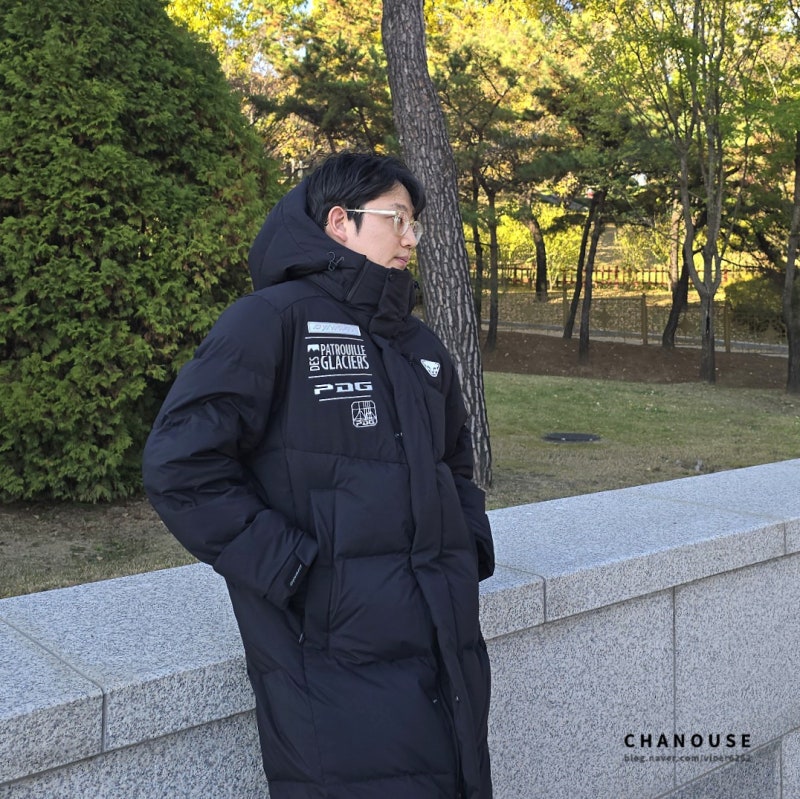다이나핏 남자 롱패딩 구스다운 남성 패딩 추천 겨울 코디 가볍고 따뜻해요 !
