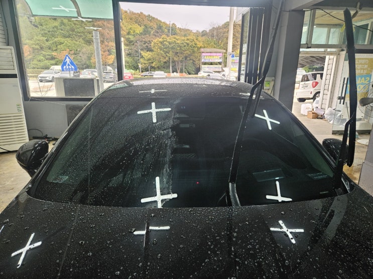  전주실내크리닝 전문점 " 세자매 스팀세차" [자동차 유막 제거 / 발수 코팅 ]