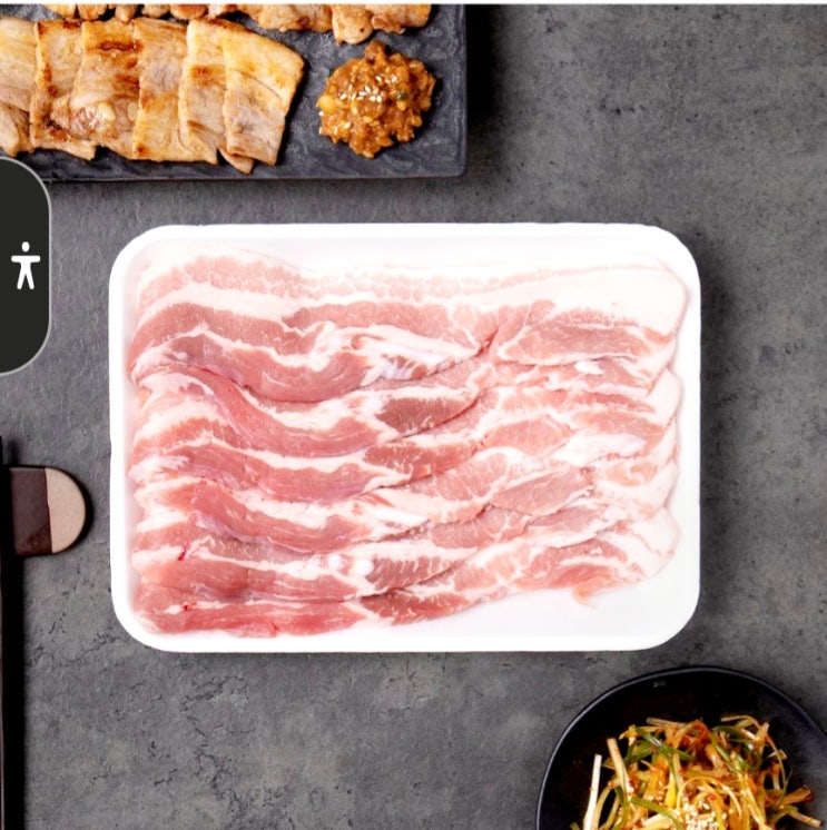  캐나다 삼겹살 구이용 (100g)