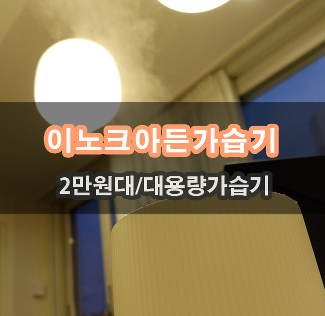  2만원대 초가성비 이노크아든가습기 방마다 놓을 수 있는 가격