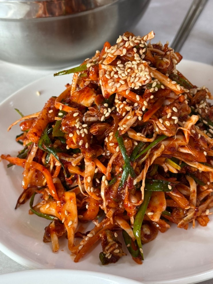  경남 하동맛집 혜성식당 재첩모듬정식!