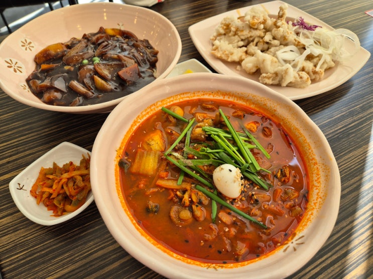  수내역 맛집 탕수육이 이븐하게 익은 중국집 짬뽕지존 수내점