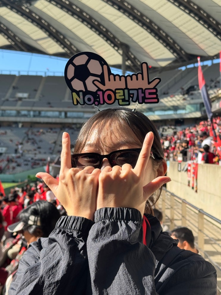  내돈내산 특별한 축구 응원 도구 FC서울 제시 린가드 머리띠 토퍼 크림팩토리