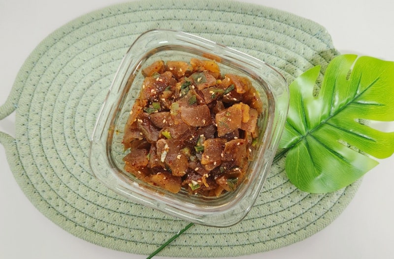 밥반찬으로 먹기 좋은 울외장아찌 무침 만들기(나나스끼 무침)