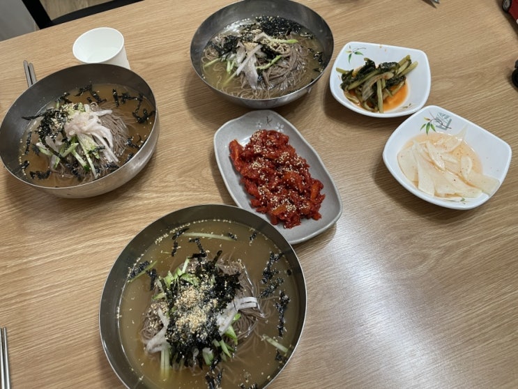  부여 막국수 맛집 메밀꽃필무렵 어린이식사도 있어요!