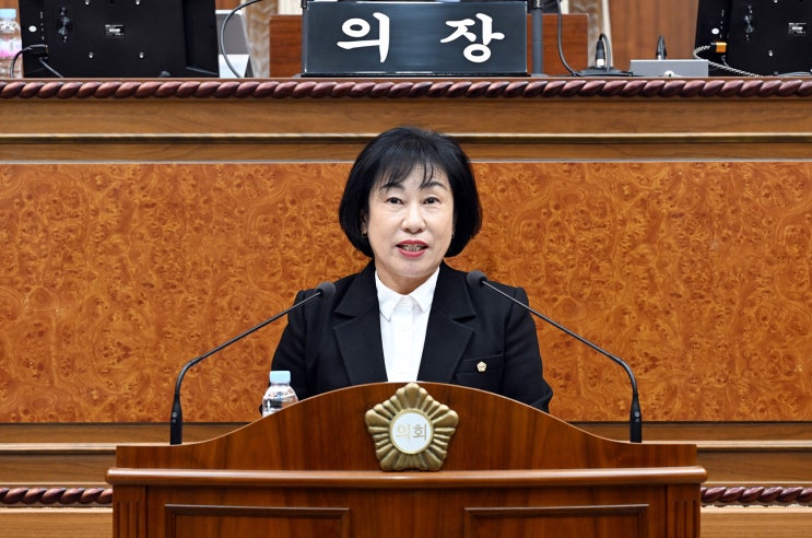  의정부시의회 권안나 부의장, "의정부시 건설공사 부실 방지 및 관리 시스템 강화 해야"