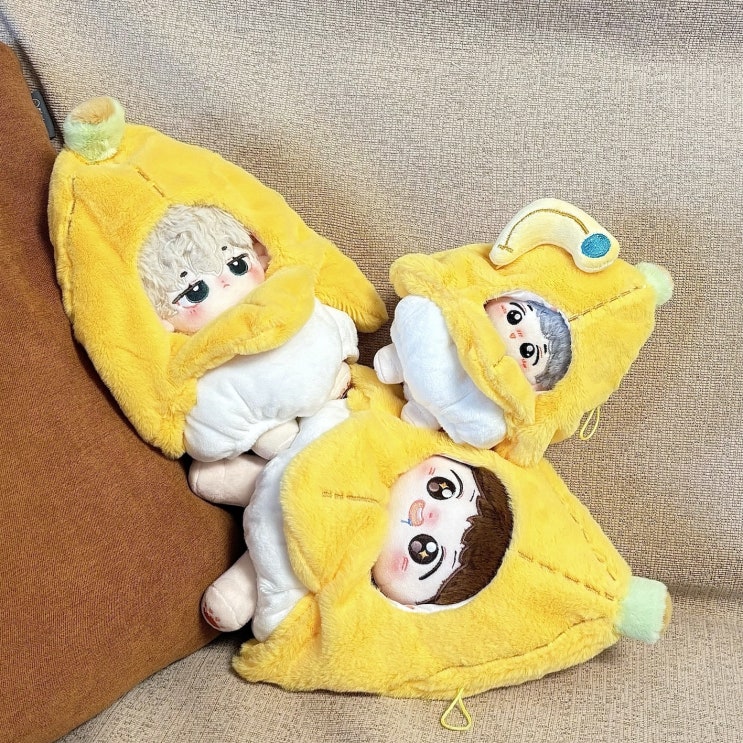  15cm 멍한 바나나 인형옷 아이돌인형옷