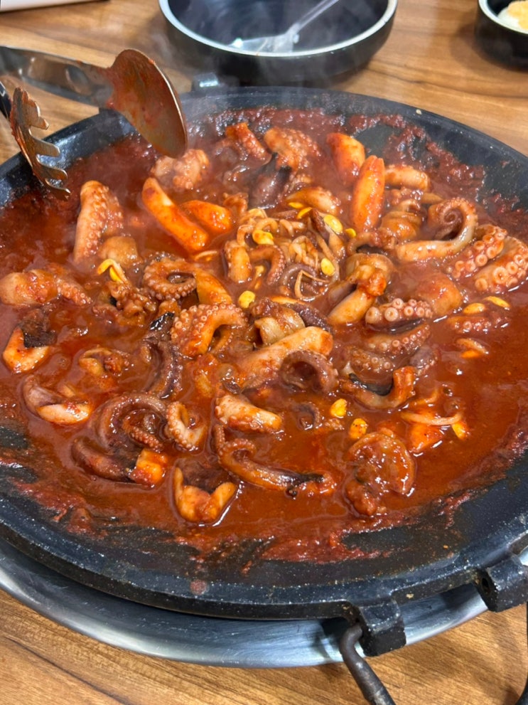  안성깍두기 | 안성 매운 쭈꾸미 맛집 쭈꾸미철판 솔직후기/내돈내산