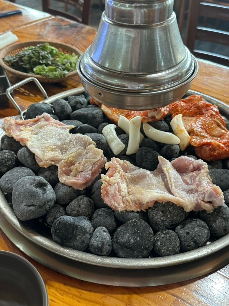  [참나무숯불닭갈비 막국수] 춘천 맥반석 닭갈비구이 맛집