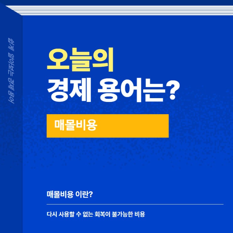  매몰비용 뜻, 예시 및 오류 효과