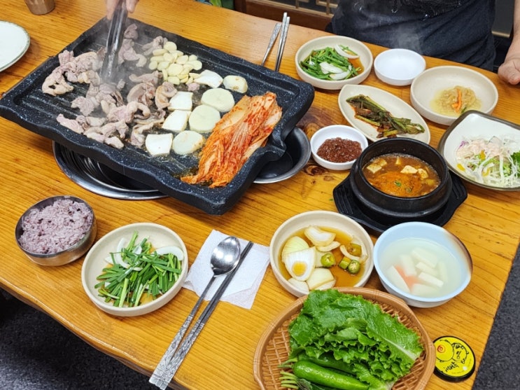 송내역 맛집 오리고기 삼겹살 추천 ; 일송정