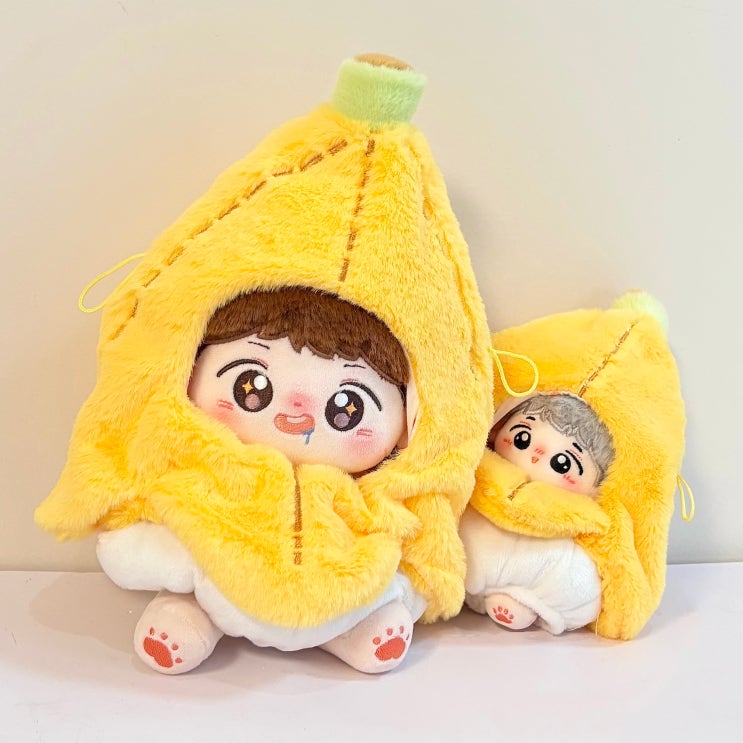  10cm 멍한 바나나 인형옷 아이돌인형옷