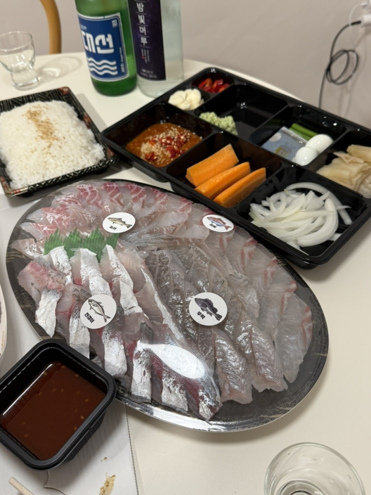  남해 포장 맛집 유서방회떠가시다, 스모프 치킨!