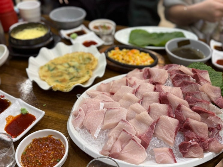  선유도역 대방어 횟집 다미횟집 평일 1시간 반 웨이팅