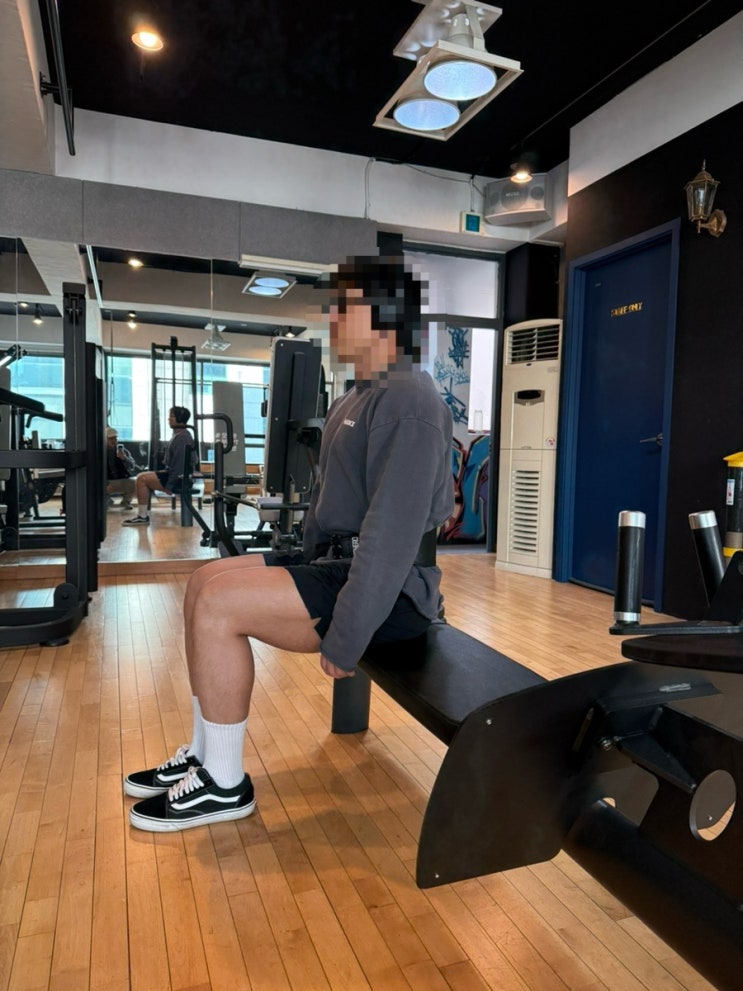  부천역 헬스장 추천 삼두근 운동 방법(벤치 딥스)