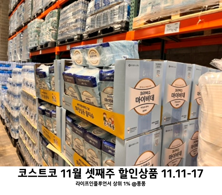  코스트코 11월 할인상품 11일부터 17일 셋째주 세일 추천템 휴무일 회원권 소식