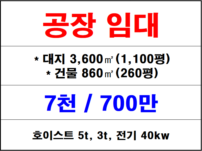  AM하이테크일반산업단지공장임대, 김해 진례 마당 넓은 산업단지 공장 임대