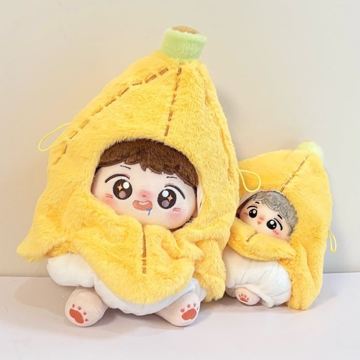  20cm 멍한 바나나 인형옷 아이돌인형옷