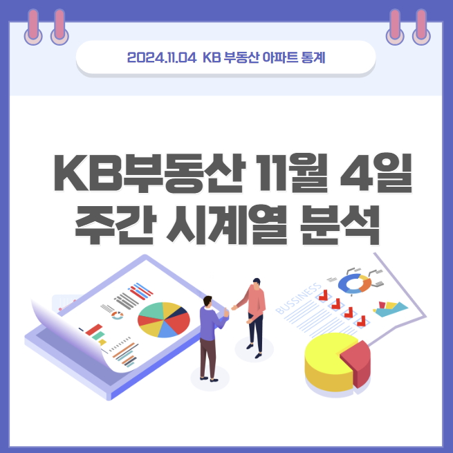  KB부동산 통계 11월4일자 리뷰 / 관망세 지속중