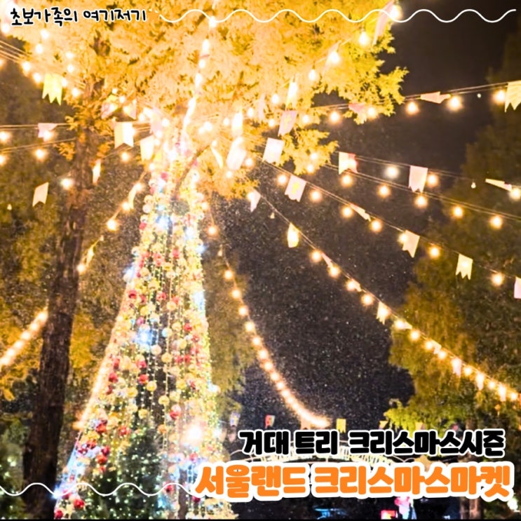  과천 서울랜드 크리스마스 시즌 메일매리 크리스마스 방문기!(일본라멘 식당 캐루셀라멘)
