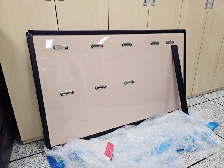  심플하고 가성비 좋은 학교 칠판 게시판 주문제작 (시흥 목감고등학교)