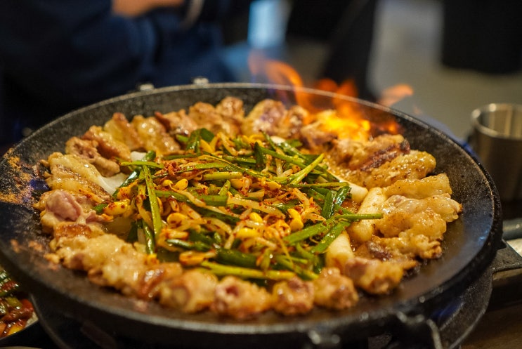  일산 장수한우곱창 퍼포먼스가 있는 백석 맛집