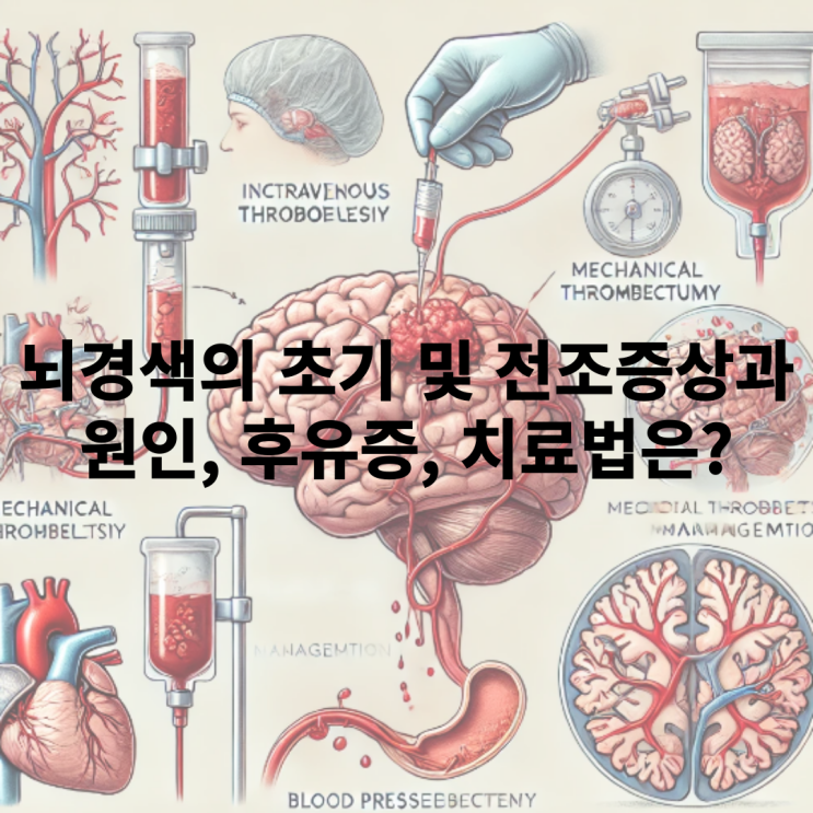  뇌경색의 초기, 전조증상과 후유증 치료는?