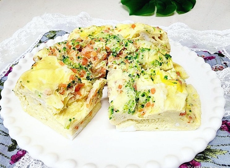  급식 계란찜 만들기 전자렌지를 이용한 코인육수 달걀찜 만드는 방법