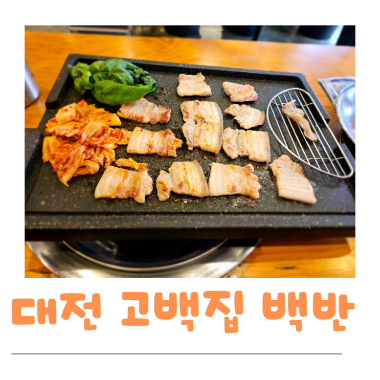  대전 탄방동맛집 혼밥러도 배부르게 먹을 수 있는 고백집