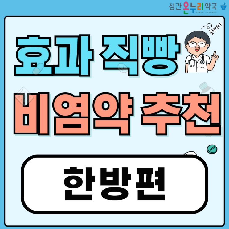  효과직빵 비염약 추천 (한방편)
